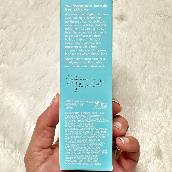 NIB Tula Skincare So Pumpkin Exfoliating Sugar Scrub Full Size 2.9oz - Picture 7 of 10